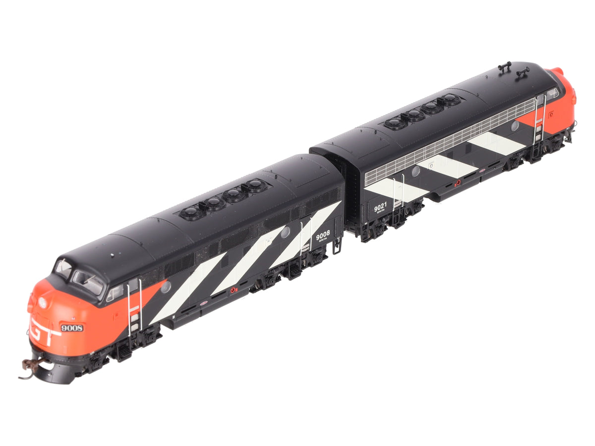Athearn G2626 HO Scale GTW F-3A/F-3A Diesel Locomotive Set: 9021, 9008 EX/Box