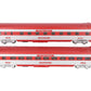 MTH 20-6628 O Texas Special 70' Streamlined Slpr/Din Passenger Car Set(Set of 2) EX/Box
