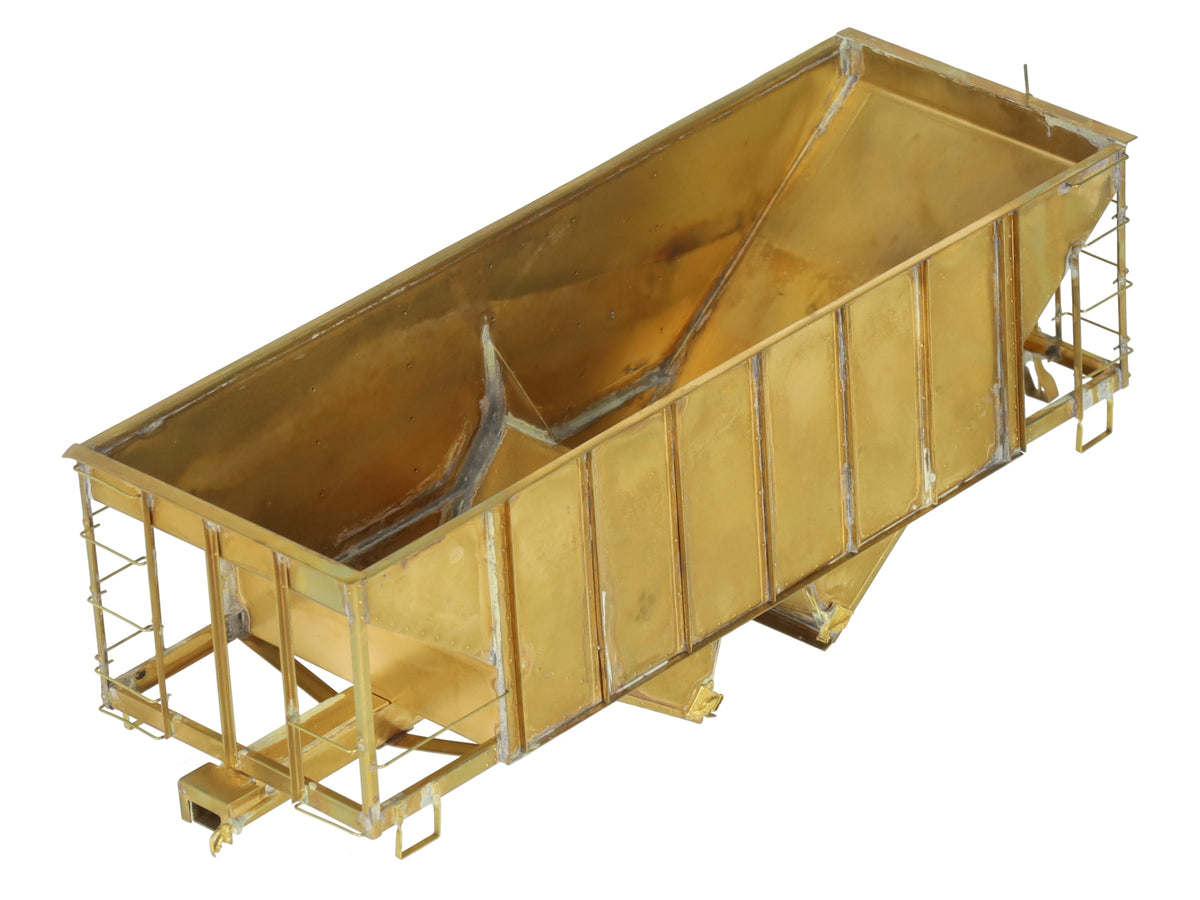 Iron Horse On3 Scale BRASS East Broadtop Ore Hopper Car- Unpainted VG/Box