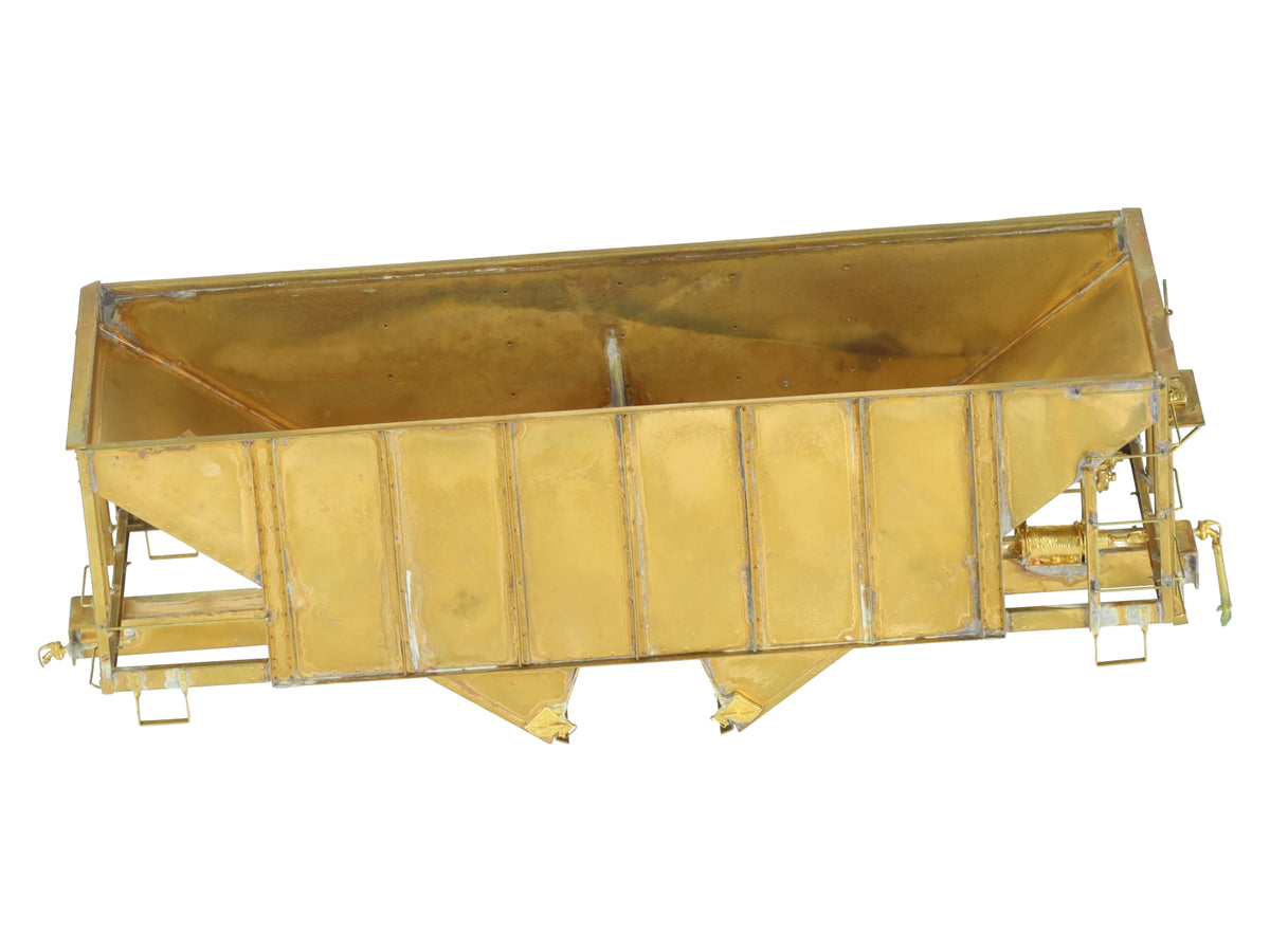 Iron Horse On3 Scale BRASS East Broadtop Ore Hopper Car- Unpainted VG/Box