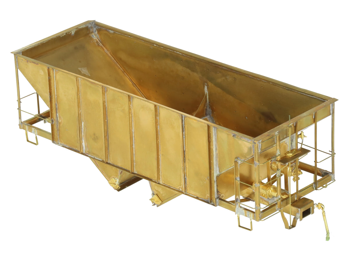 Iron Horse On3 Scale BRASS East Broadtop Ore Hopper Car- Unpainted VG/Box
