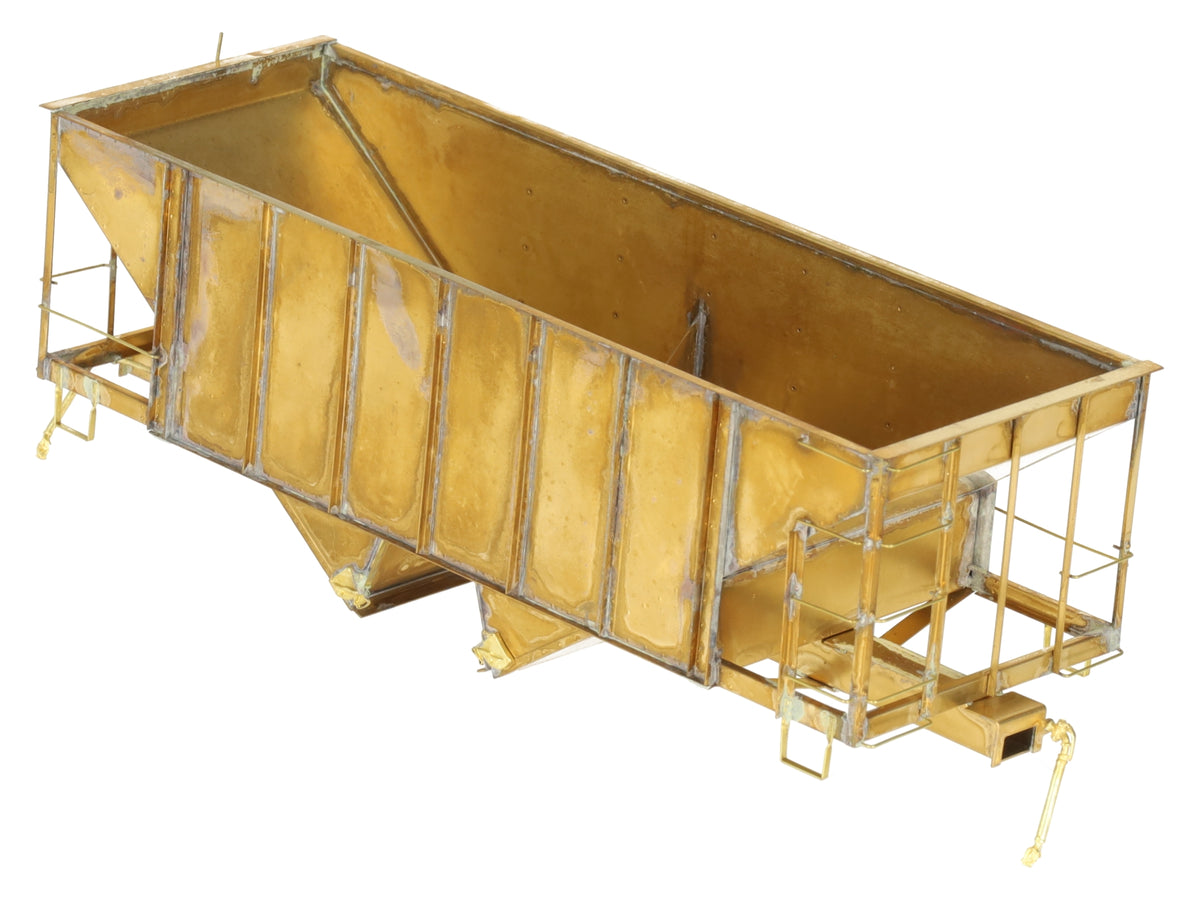 Iron Horse On3 Scale BRASS East Broadtop Ore Hopper Car- Unpainted VG/Box