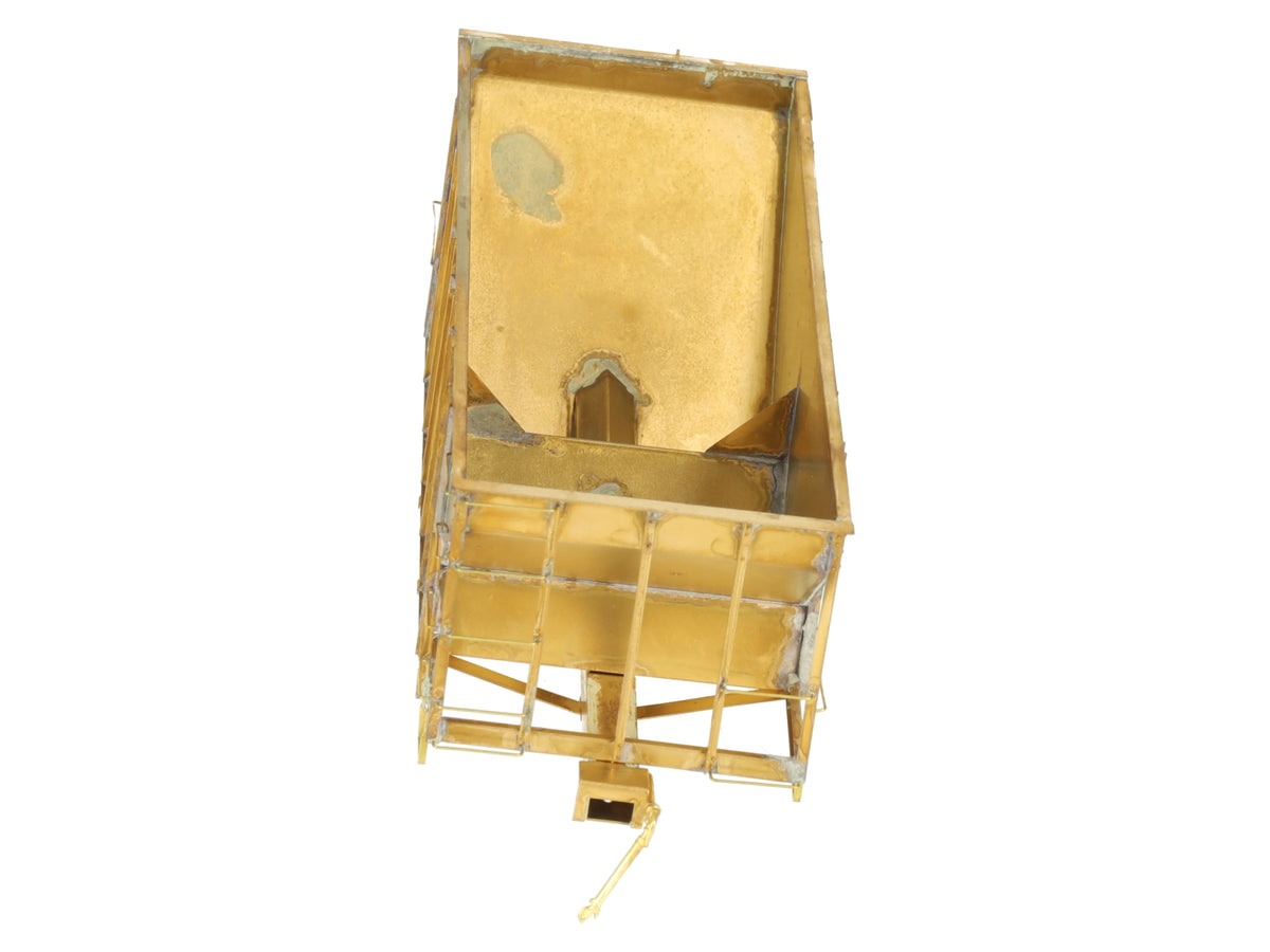 Iron Horse On3 Scale BRASS East Broadtop Ore Hopper Car- Unpainted VG/Box