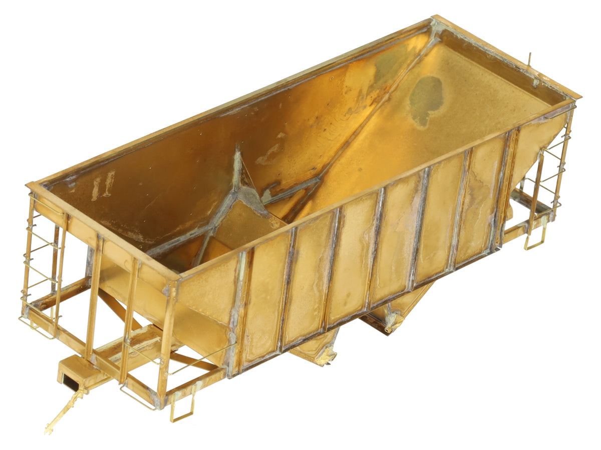 Iron Horse On3 Scale BRASS East Broadtop Ore Hopper Car- Unpainted VG/Box