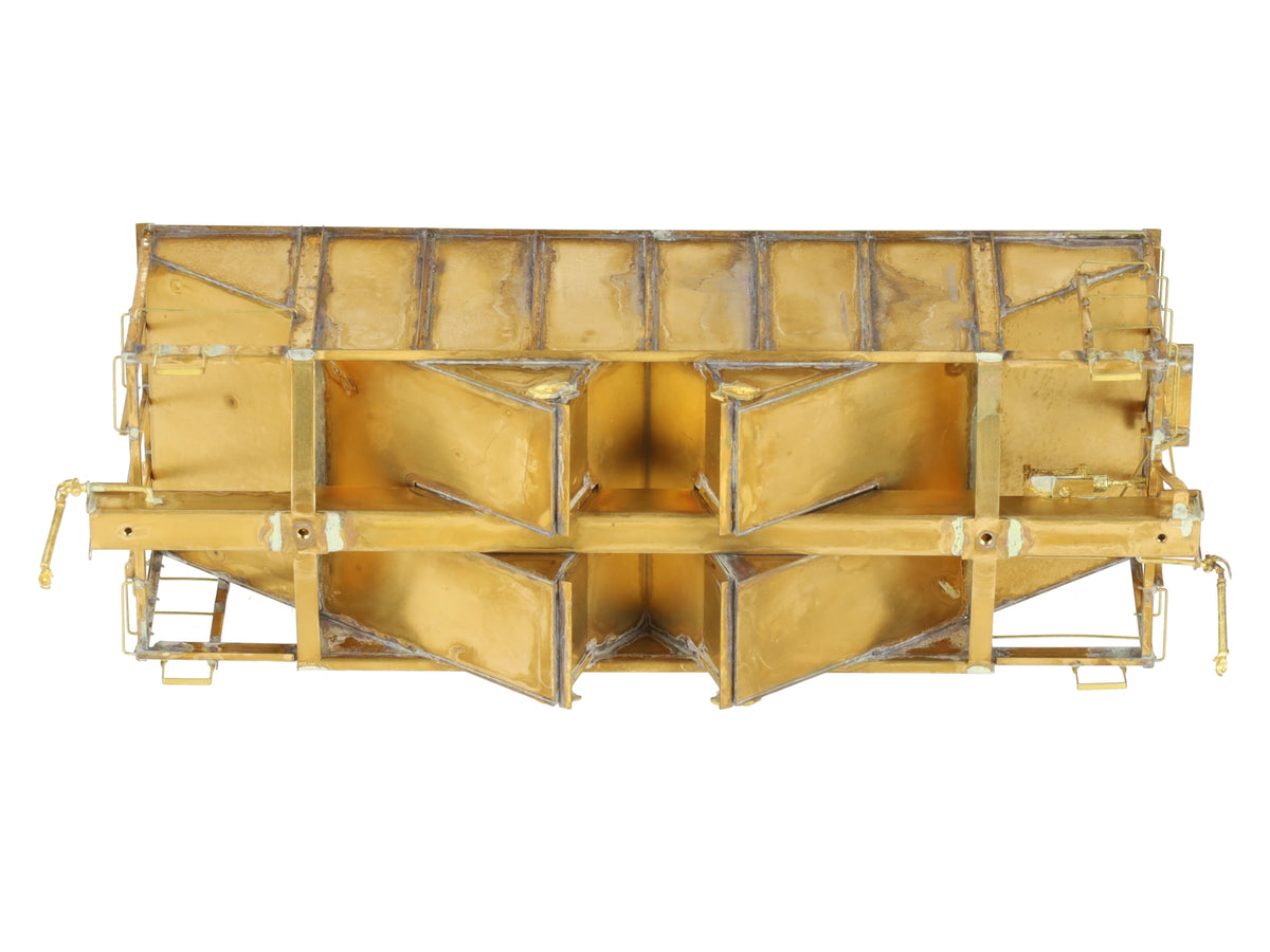 Iron Horse On3 Scale BRASS East Broadtop Ore Hopper Car- Unpainted VG/Box