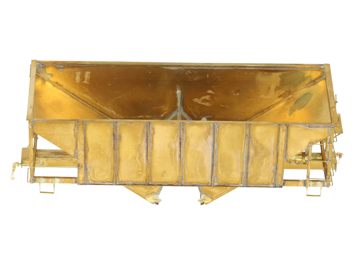 Iron Horse On3 Scale BRASS East Broadtop Ore Hopper Car- Unpainted VG/Box