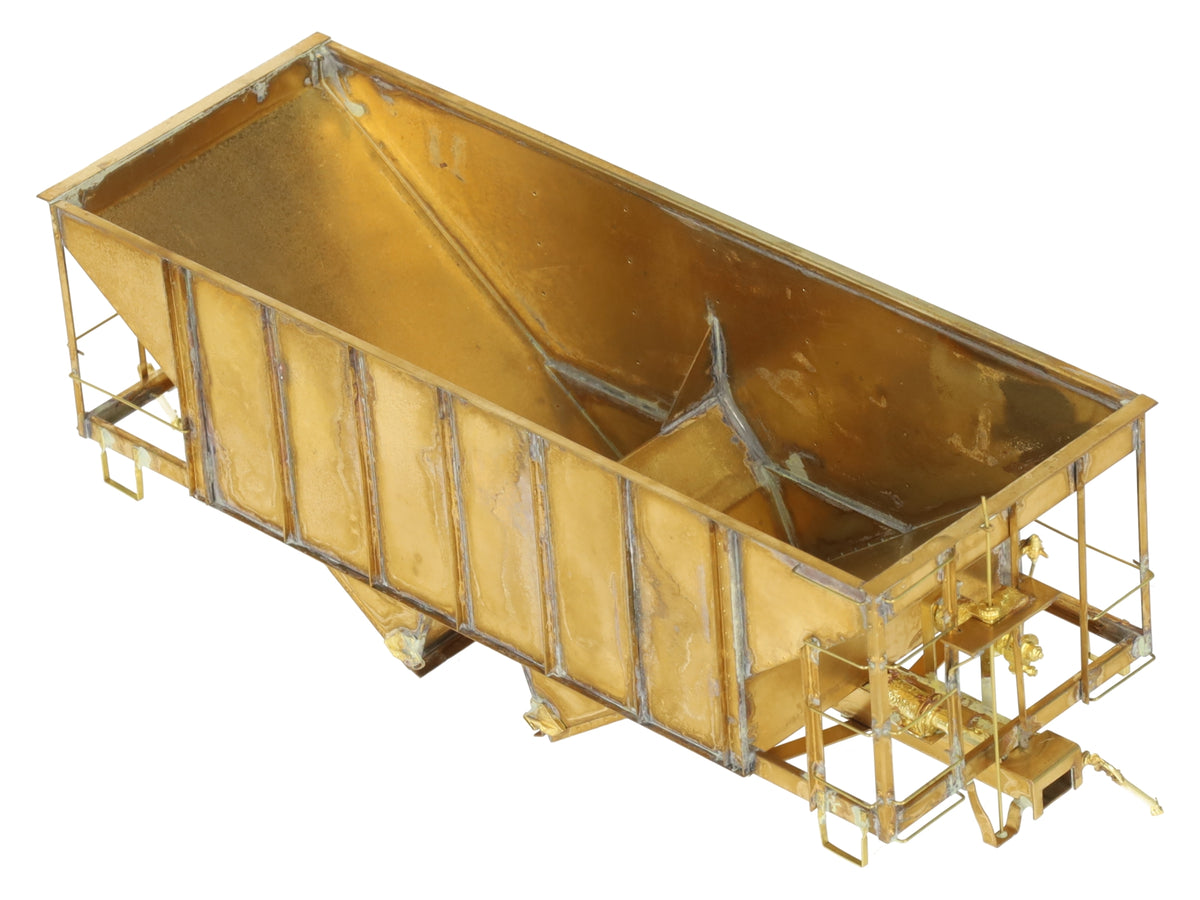 Iron Horse On3 Scale BRASS East Broadtop Ore Hopper Car- Unpainted VG/Box