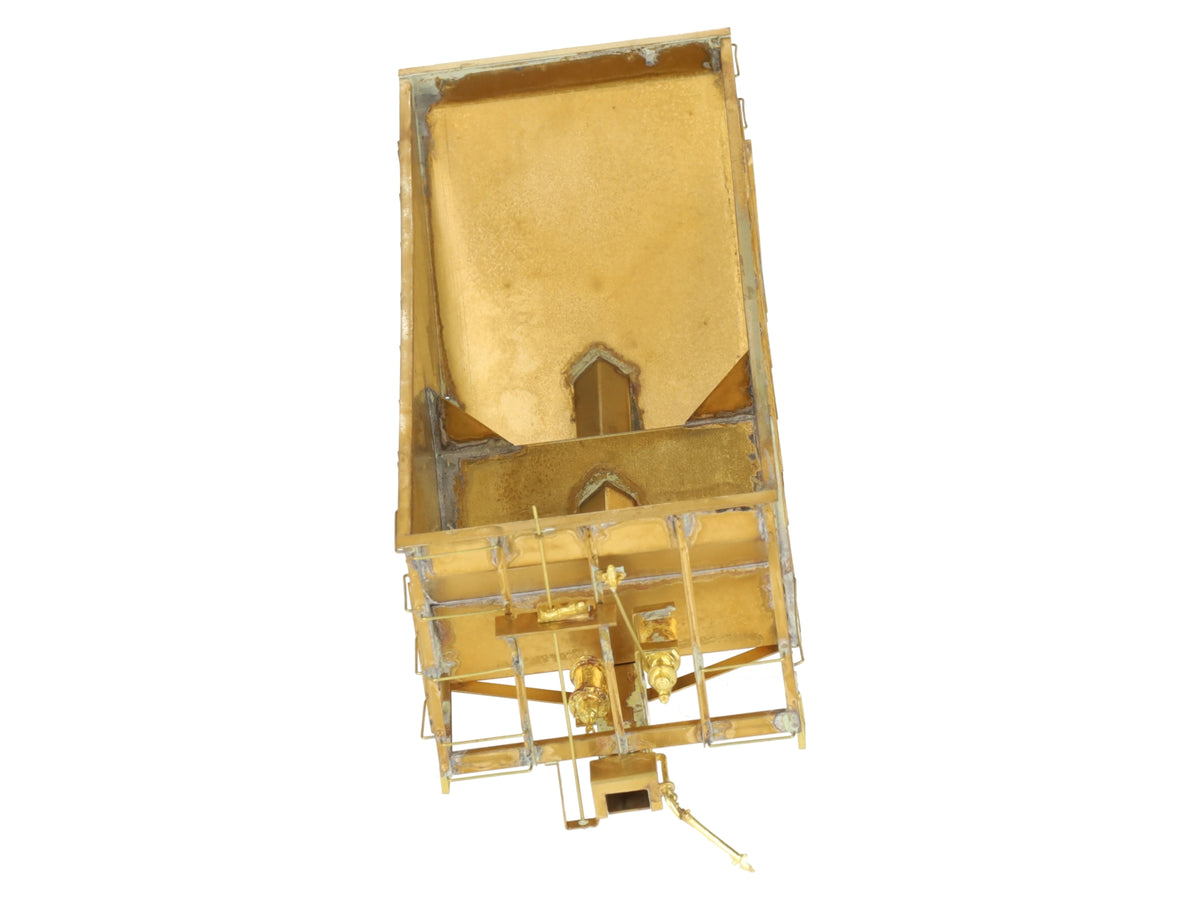 Iron Horse On3 Scale BRASS East Broadtop Ore Hopper Car- Unpainted VG/Box