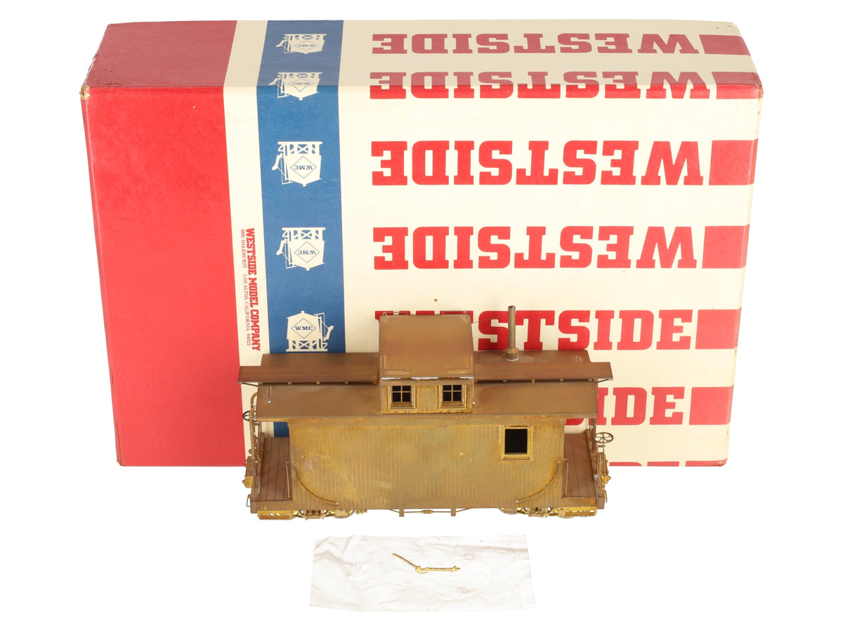 Westside Model Co. 0576 On3 Scale BRASS D&RGW Short Caboose- Unpainted/Box