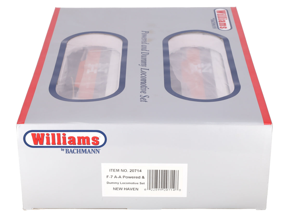 Williams 20714 O Gauge New Haven F7 A-A Diesel Locomotive Set EX/Box