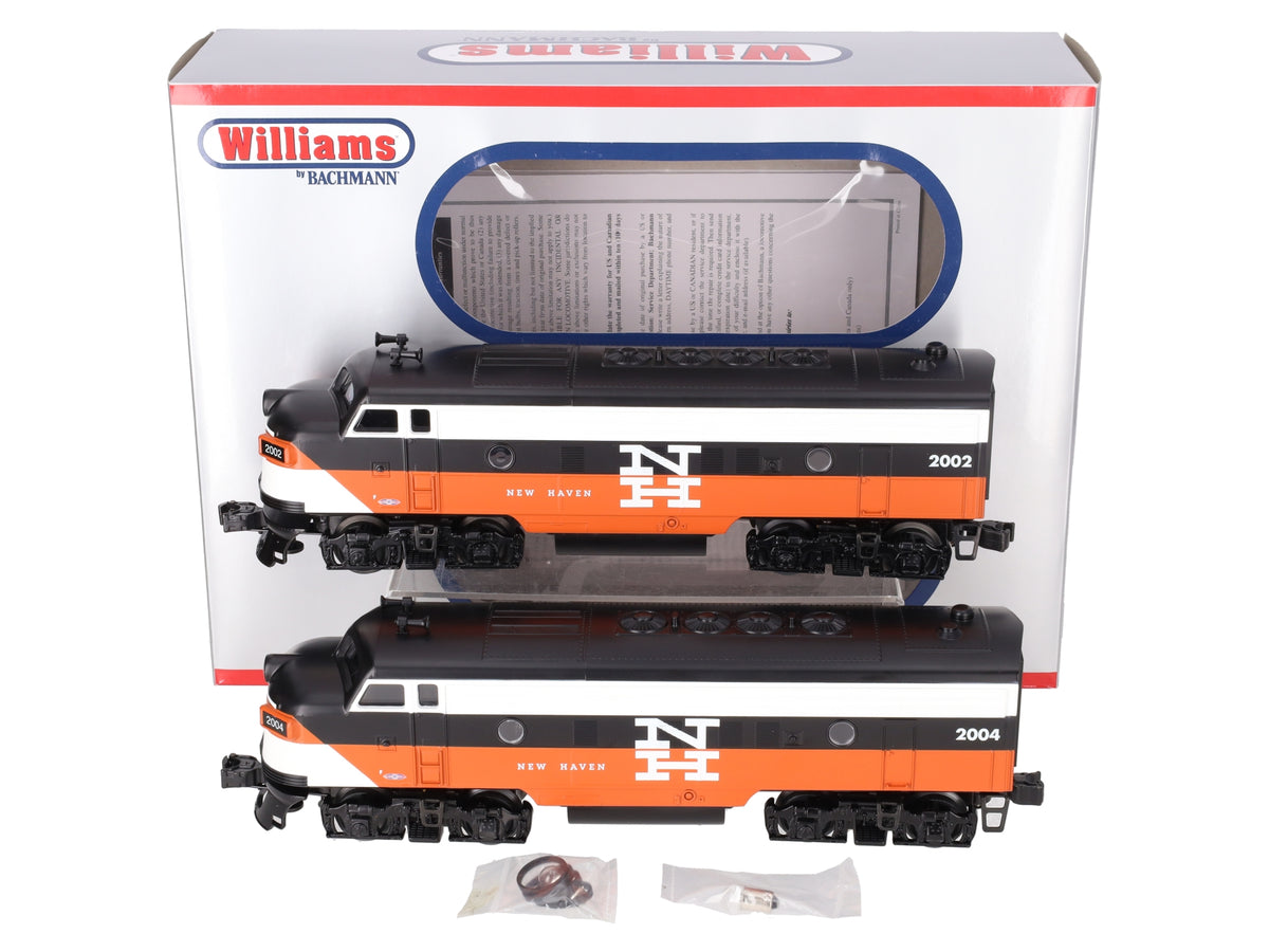 Williams 20714 O Gauge New Haven F7 A-A Diesel Locomotive Set EX/Box