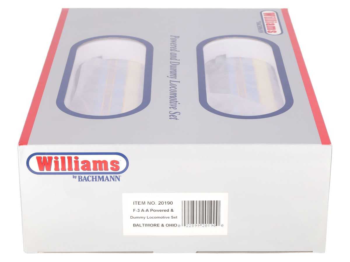 Williams 20190 O Gauge Baltimore & Ohio F-3 AA Diesel Locomotive Set #2368 EX/Box