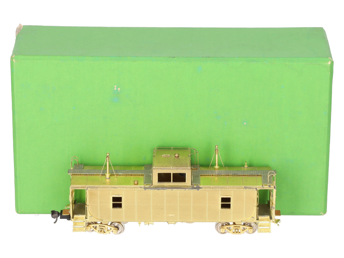 Overland 3821 HO Scale BRASS Canadian Pacific Rail Steel Caboose- Unpainted EX/Box