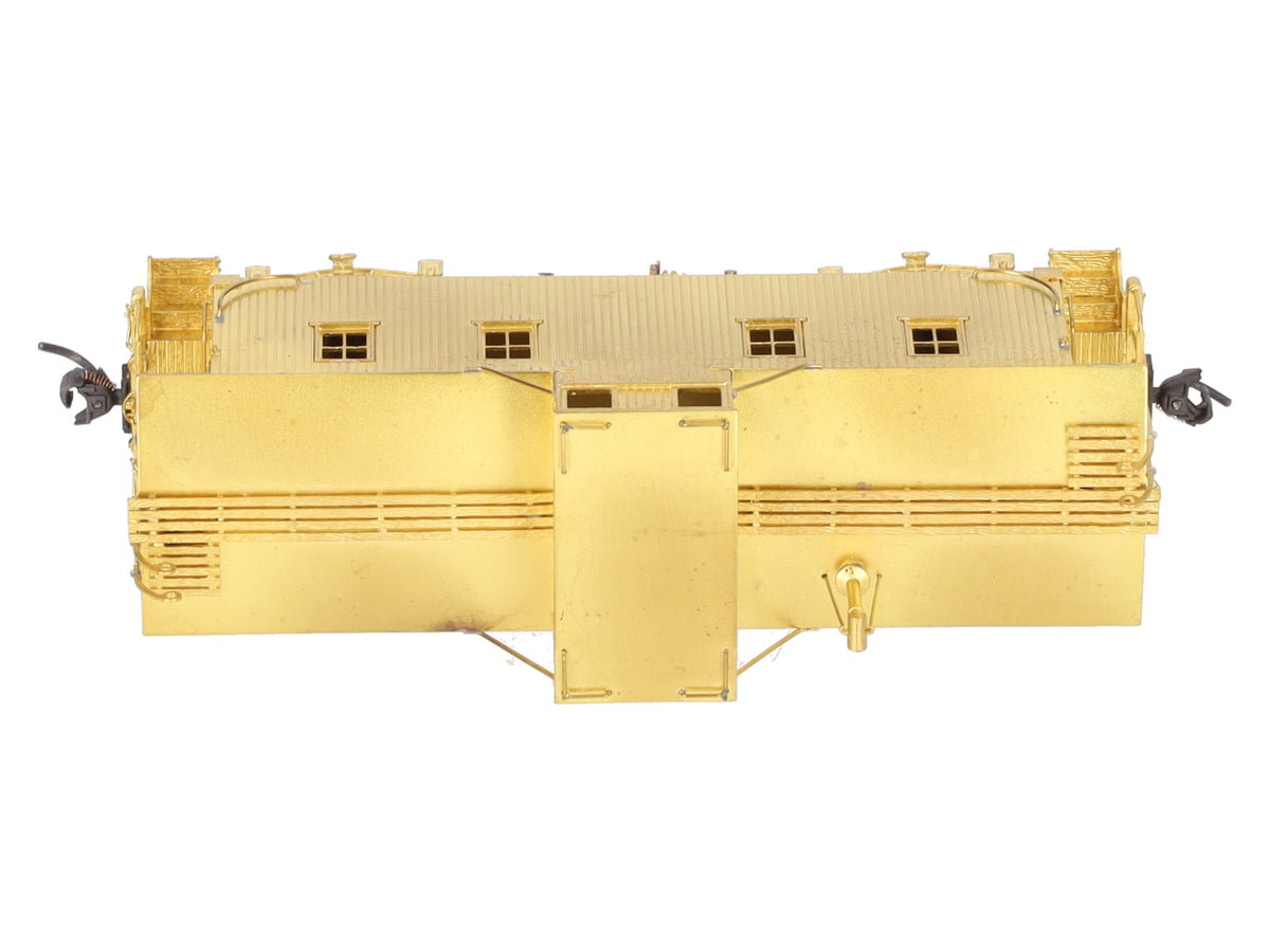 Overland 3884 HO Scale BRASS New York Central Wood Sheath Caboose- Unpainted EX/Box