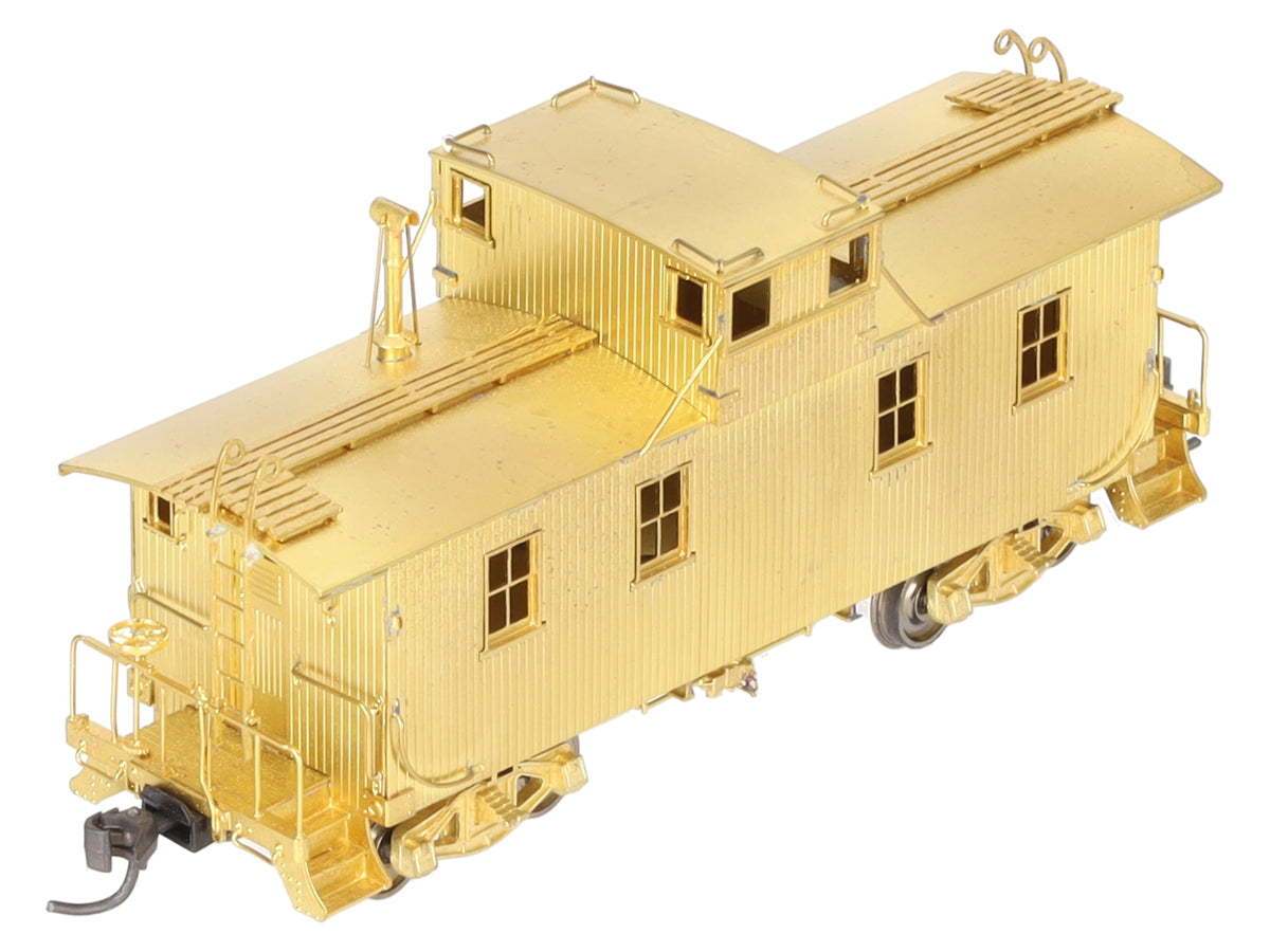 Overland 3884 HO Scale BRASS New York Central Wood Sheath Caboose- Unpainted EX/Box