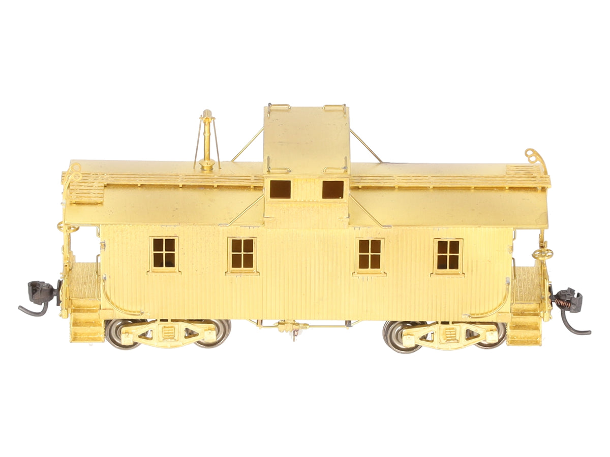 Overland 3884 HO Scale BRASS New York Central Wood Sheath Caboose- Unpainted EX/Box