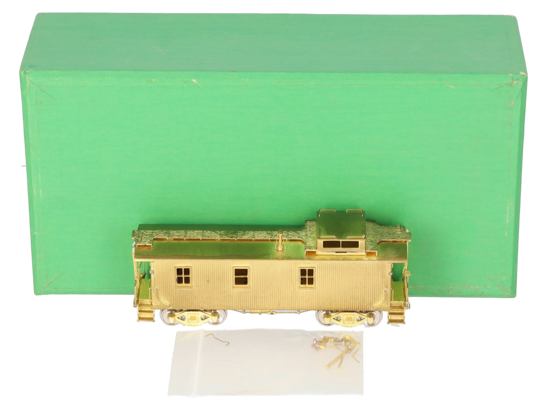 Overland 1190 HO Scale New York Central Woodside Caboose- Unpainted EX/Box