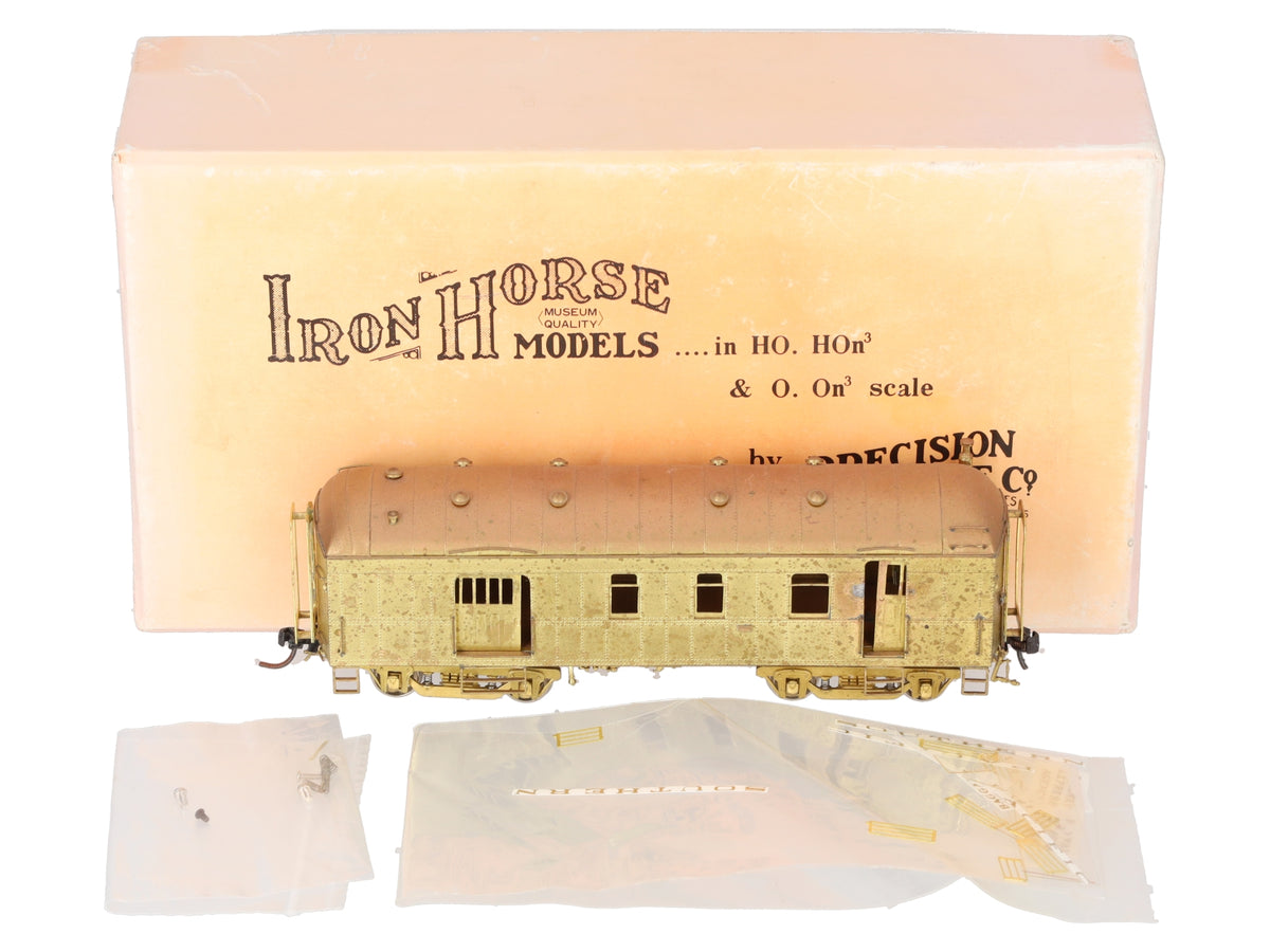 Precision Scale Company 15786 HO BRASS Harriman 40' RPO/Baggage Car- Unpainted VG/Box