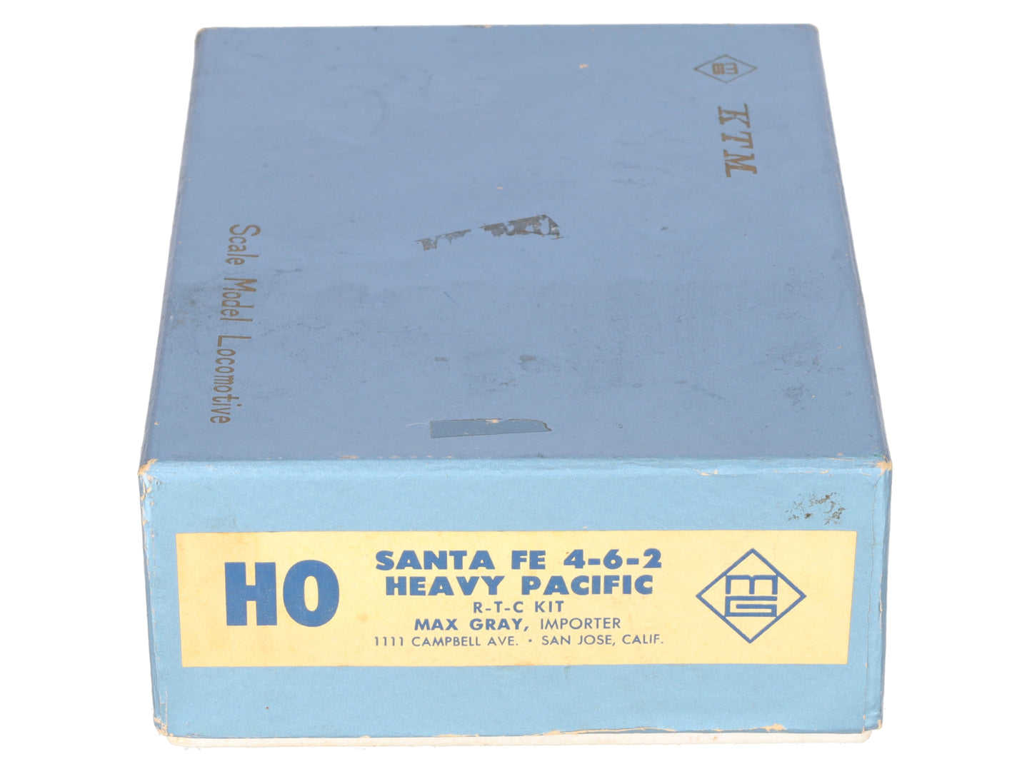 Max Gray HO Scale BRASS Santa Fe 4-6-2 Heavy ATSF Steam Loco & Tender-Painted/Box