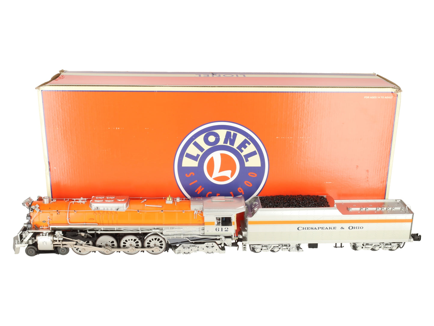 Lionel 2331100 O Gauge C&O "The Chessie" LEGACY Greenbrier Steam Locomotive #612 EX/Box