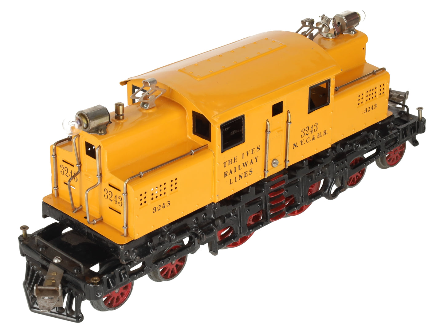 Ives 3243 Vintage Std. NYC and Hudson River 4-4-4 Electric Locomotive -Repainted