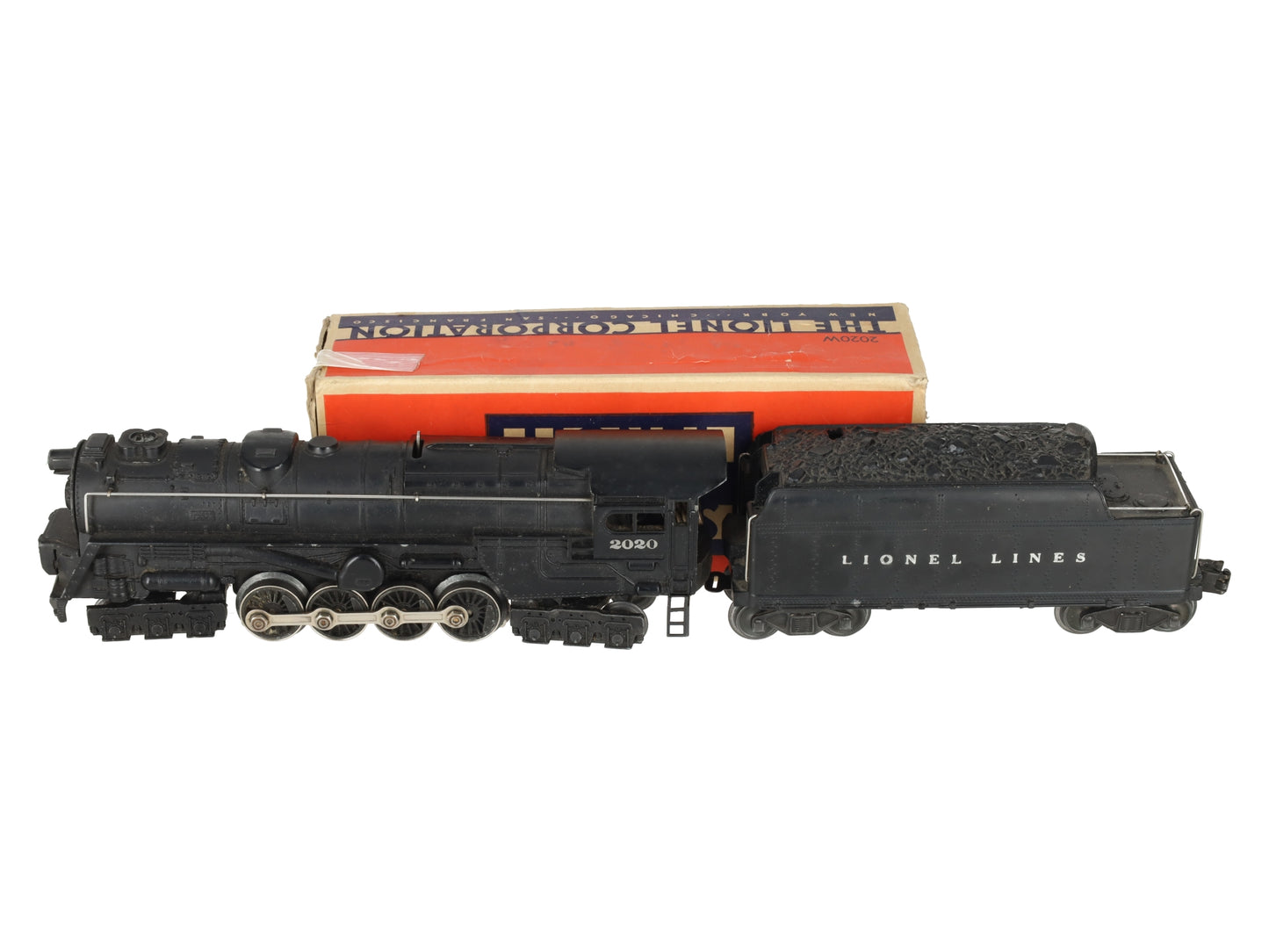 Lionel 2020 Vintage O 6-8-6 Diecast Steam Turbine Locomotive with 2020W Tender VG/Box