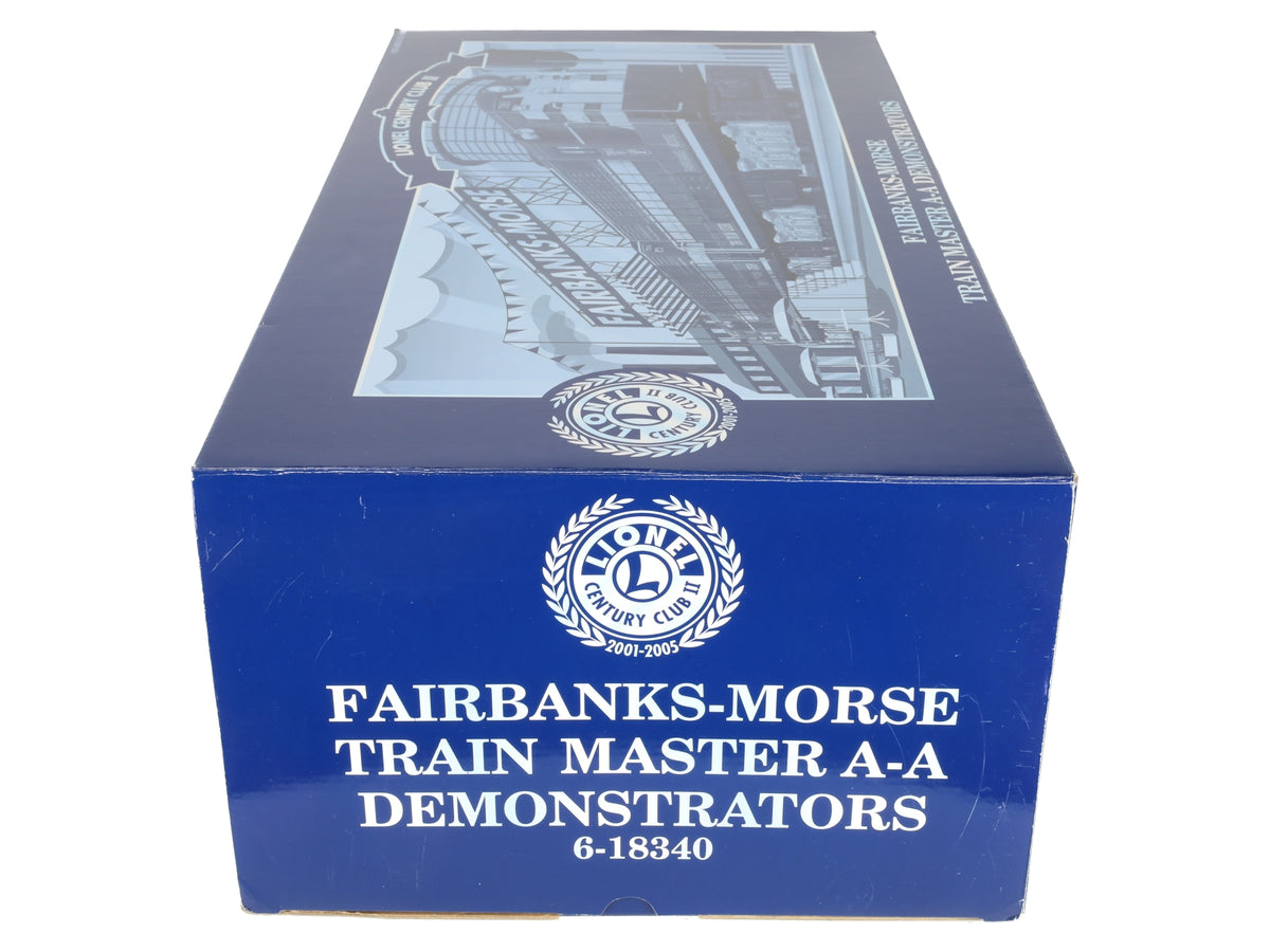 Lionel 6-18340 O Gauge LCC Fairbanks-Morse Trainmaster A-A Demonstrators LN/Box