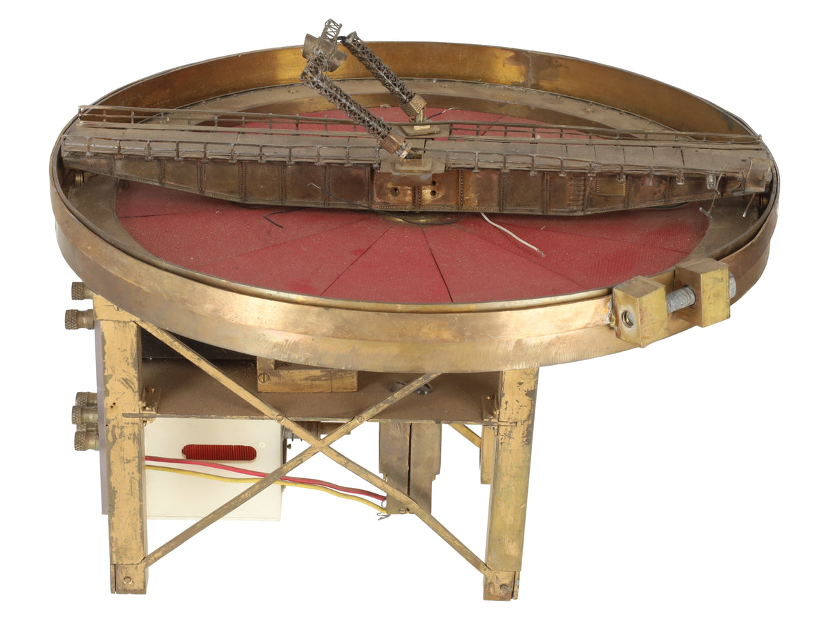 BRASS N Scale Motorized Turntable