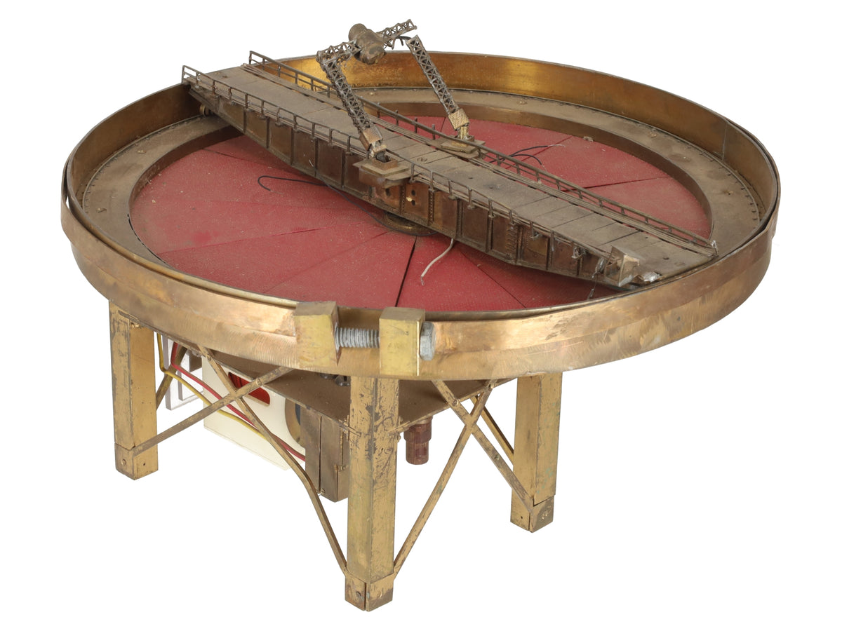 BRASS N Scale Motorized Turntable