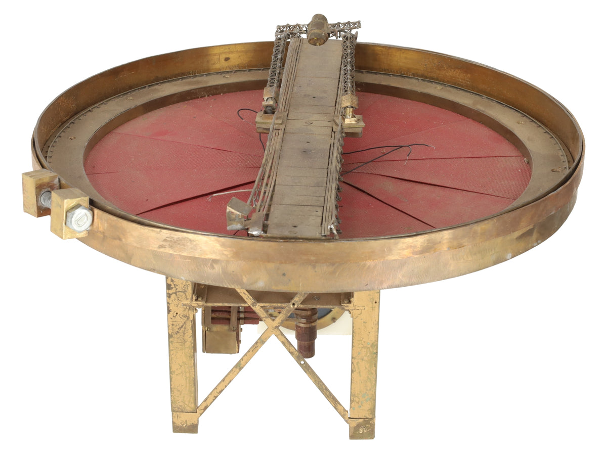 BRASS N Scale Motorized Turntable