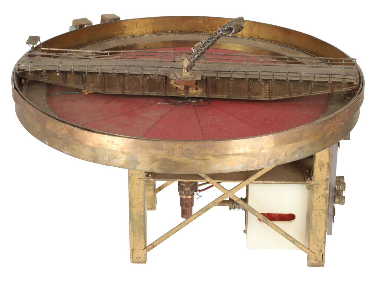 BRASS N Scale Motorized Turntable