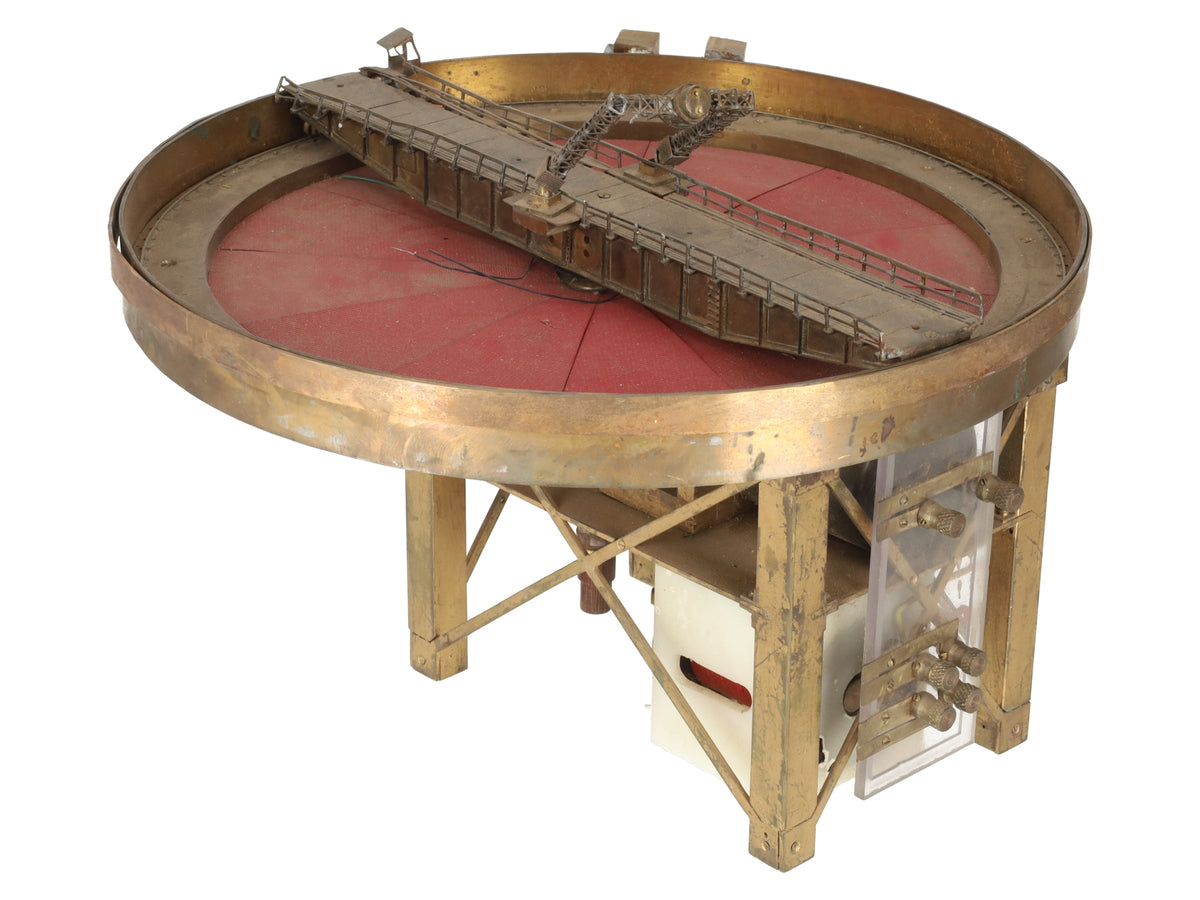 BRASS N Scale Motorized Turntable