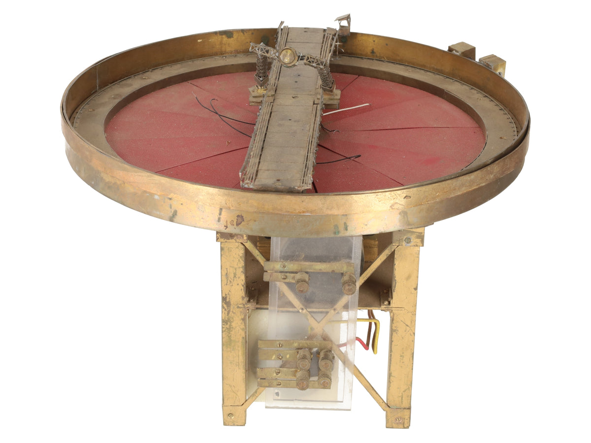 BRASS N Scale Motorized Turntable