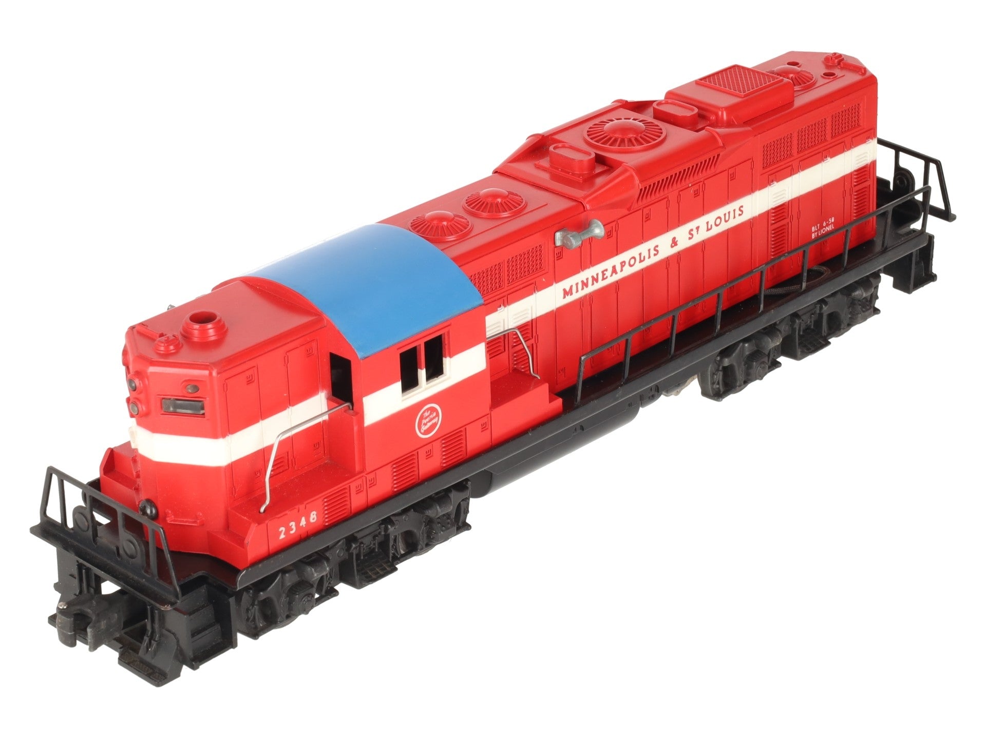 Lionel 2348 Vintage O Minneapolis & St. Louis GP-9 Diesel Locomotive VG/Box