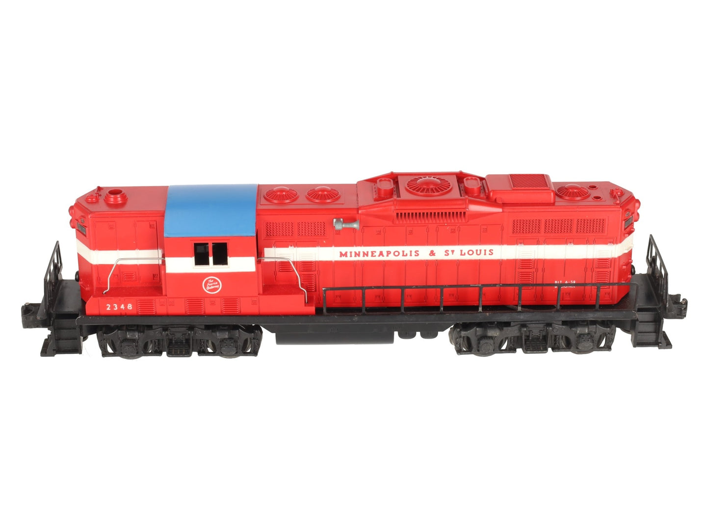 Lionel 2348 Vintage O Minneapolis & St. Louis GP-9 Diesel Locomotive VG/Box
