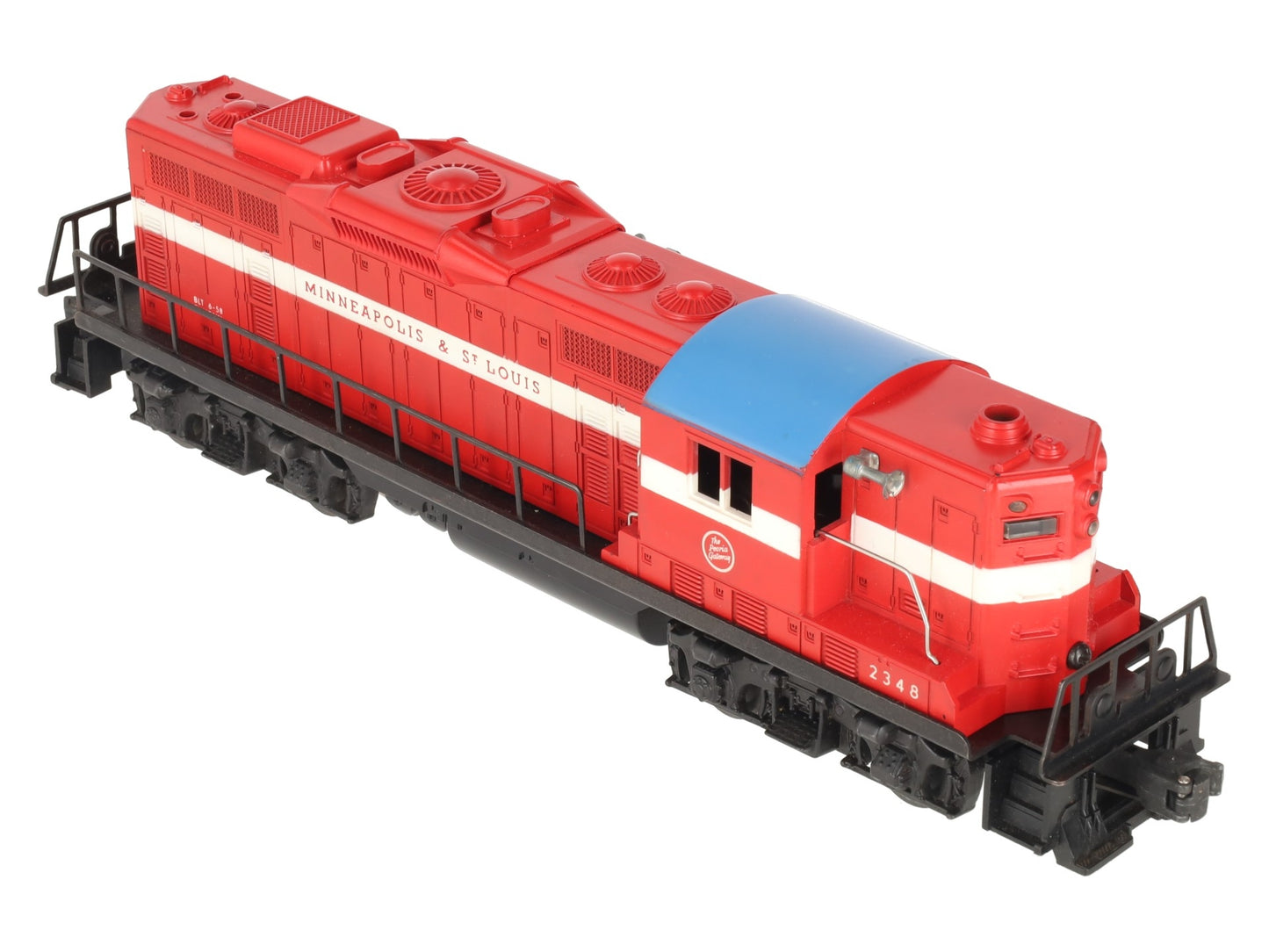 Lionel 2348 Vintage O Minneapolis & St. Louis GP-9 Diesel Locomotive VG/Box