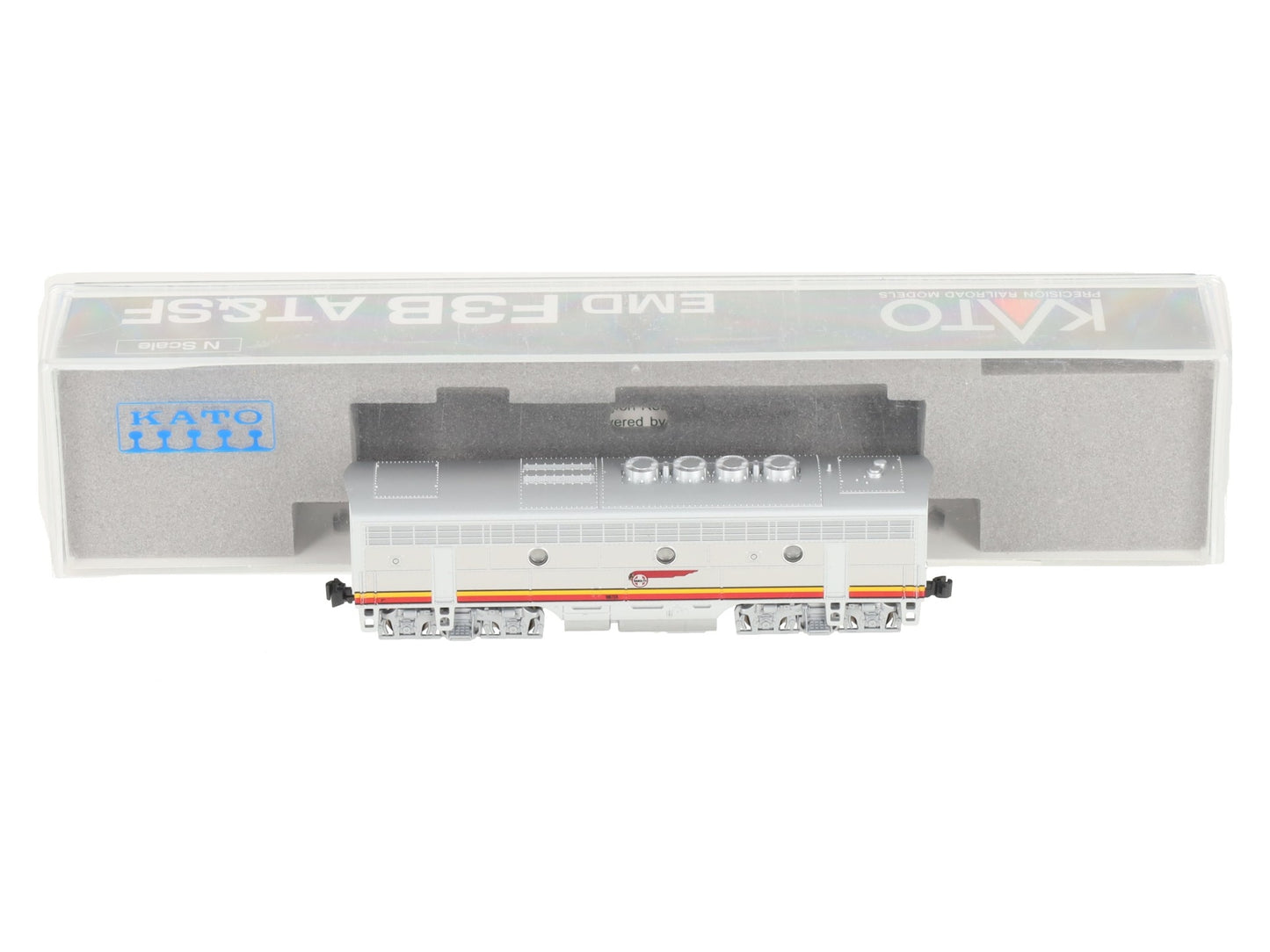Kato 176-1122 N Scale ATSF EMD F3 B Unit Diesel Locomotive with DCC LN/Box
