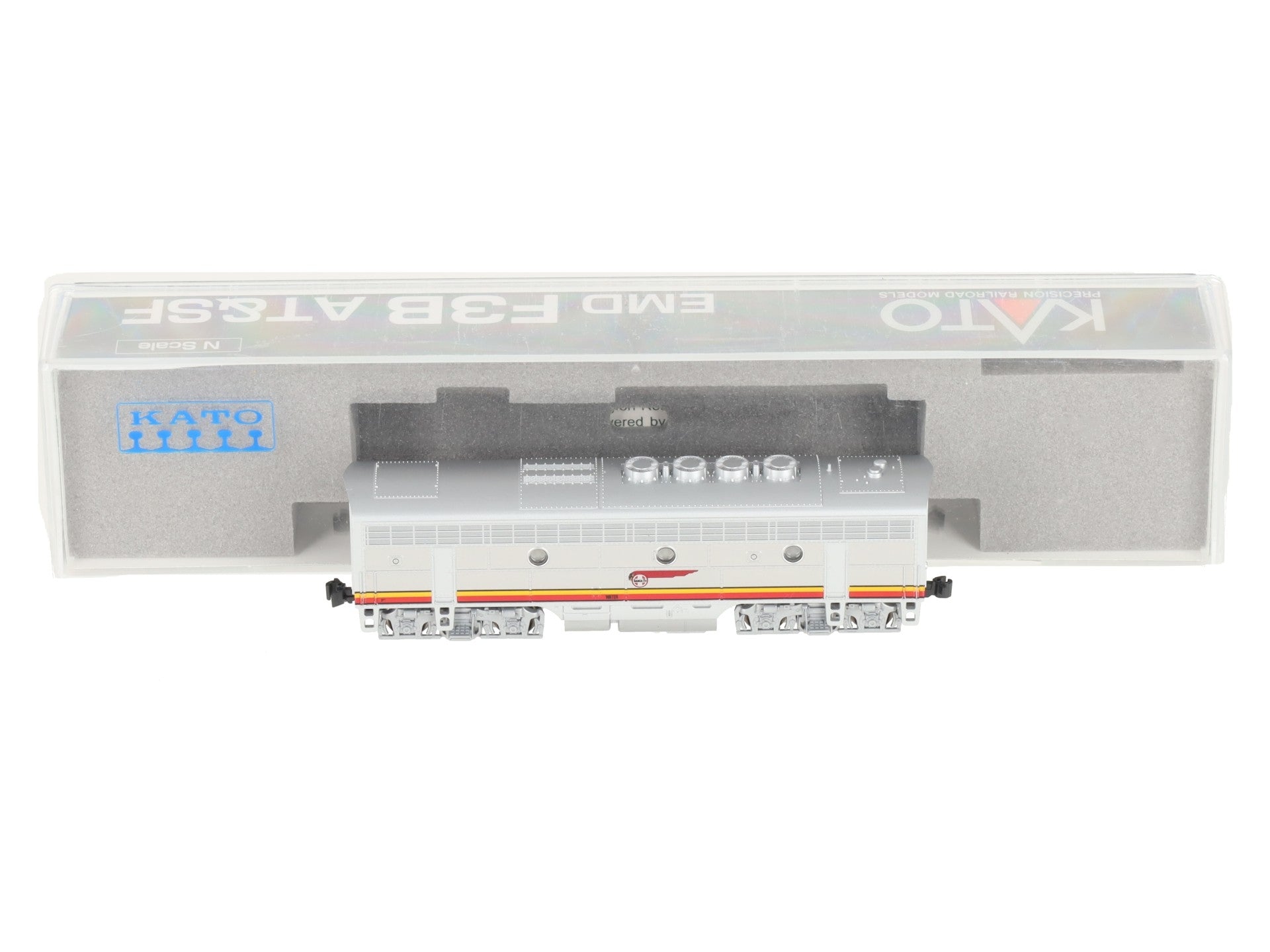 Kato 176-1122 N Scale ATSF EMD F3 B Unit Diesel Locomotive with DCC LN/Box