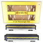 MTH 30-67006 O C&O 60' Streamlined ABS Passenger Set (Set of 2) EX/Box