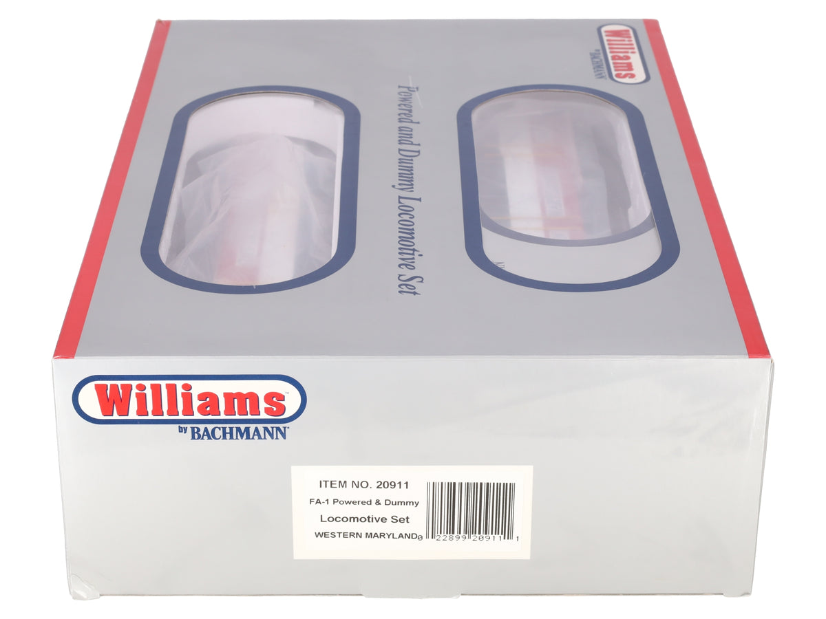 Williams 20911 O Gauge Western Maryland ALCO FA-1 AA Diesel Locomotives:302, 304 LN/Box