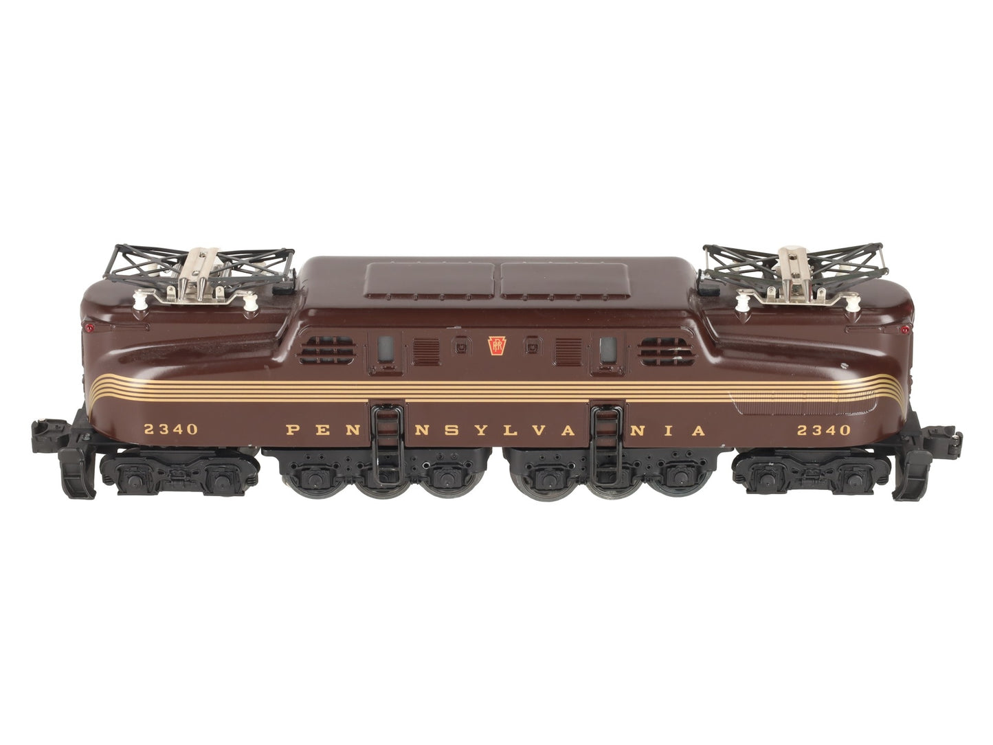 Lionel 2340 Vintage O Pennsylvania GG-1 Tuscan 5-Stripe Electric Locomotive EX