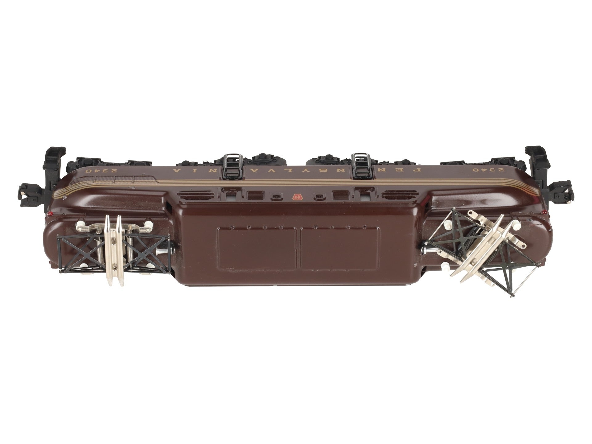 Lionel 2340 Vintage O Pennsylvania GG-1 Tuscan 5-Stripe Electric Locomotive EX