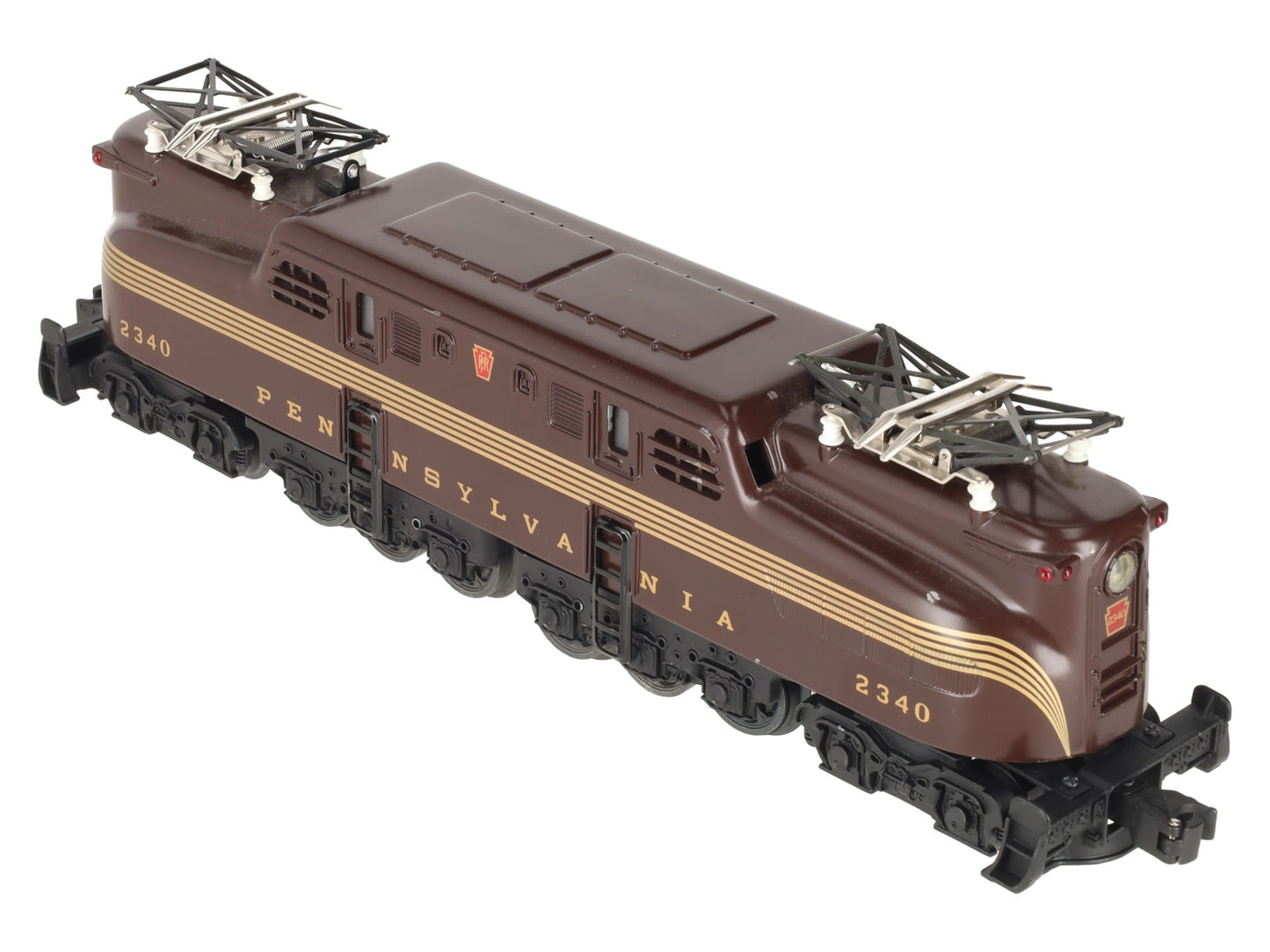 Lionel 2340 Vintage O Pennsylvania GG-1 Tuscan 5-Stripe Electric Locomotive EX