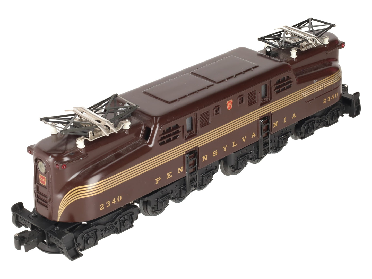 Lionel 2340 Vintage O Pennsylvania GG-1 Tuscan 5-Stripe Electric Locomotive EX