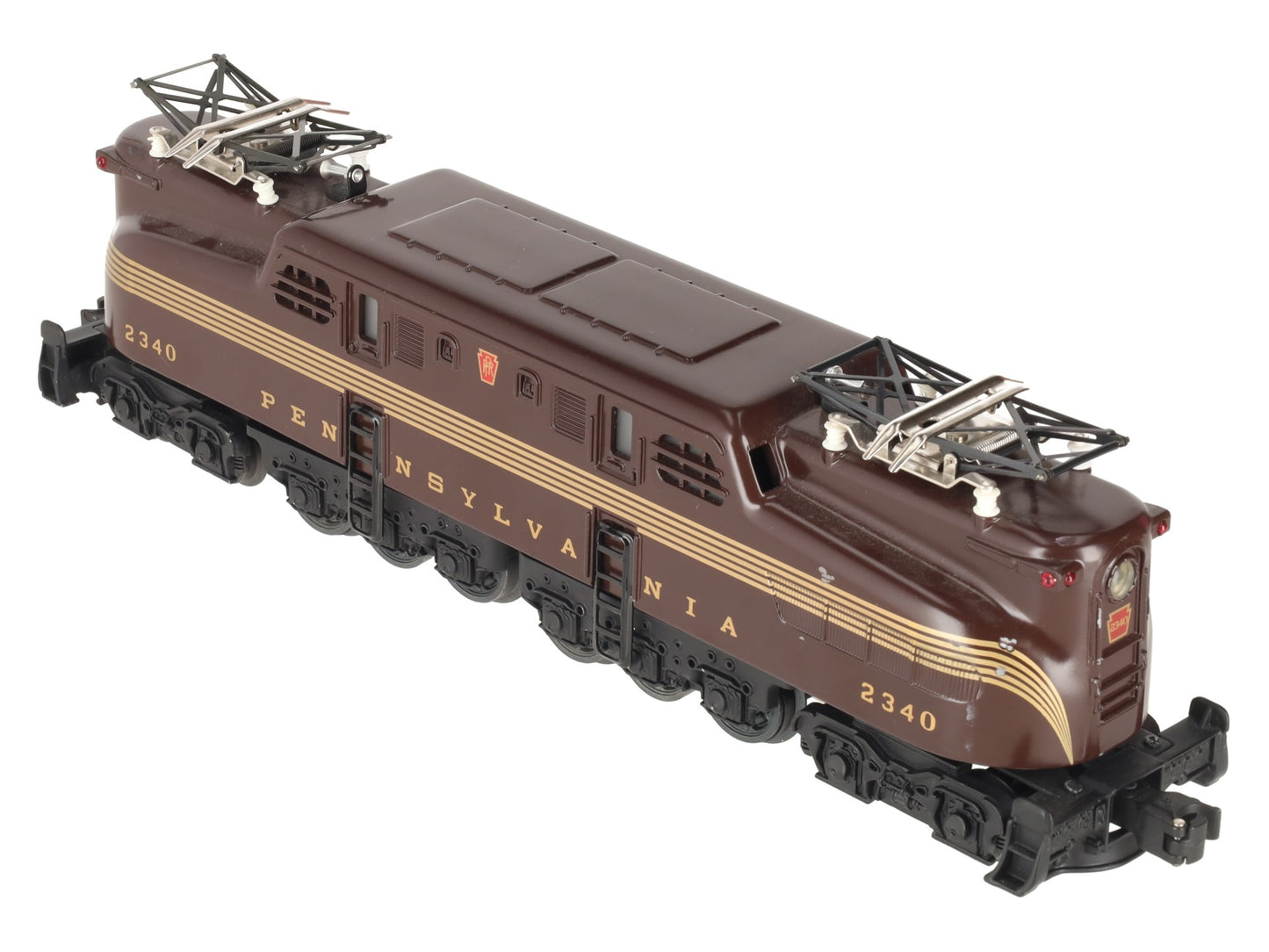Lionel 2340 Vintage O Pennsylvania GG-1 Tuscan 5-Stripe Electric Locomotive EX