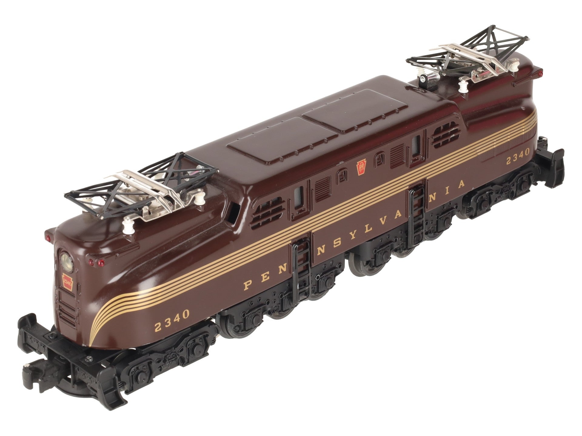 Lionel 2340 Vintage O Pennsylvania GG-1 Tuscan 5-Stripe Electric Locomotive EX