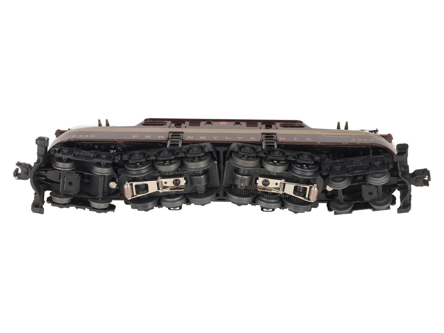 Lionel 2340 Vintage O Pennsylvania GG-1 Tuscan 5-Stripe Electric Locomotive EX