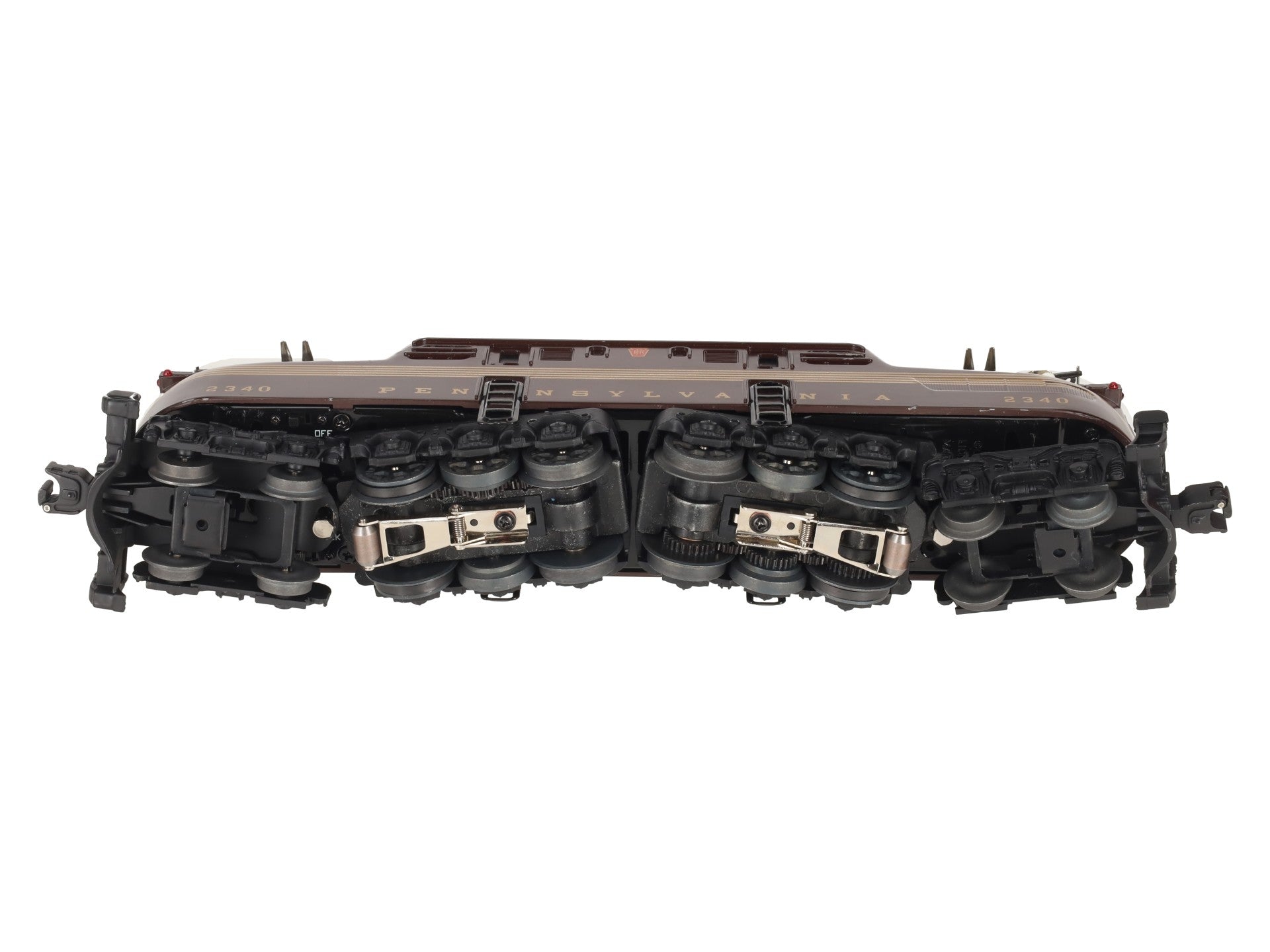 Lionel 2340 Vintage O Pennsylvania GG-1 Tuscan 5-Stripe Electric Locomotive EX