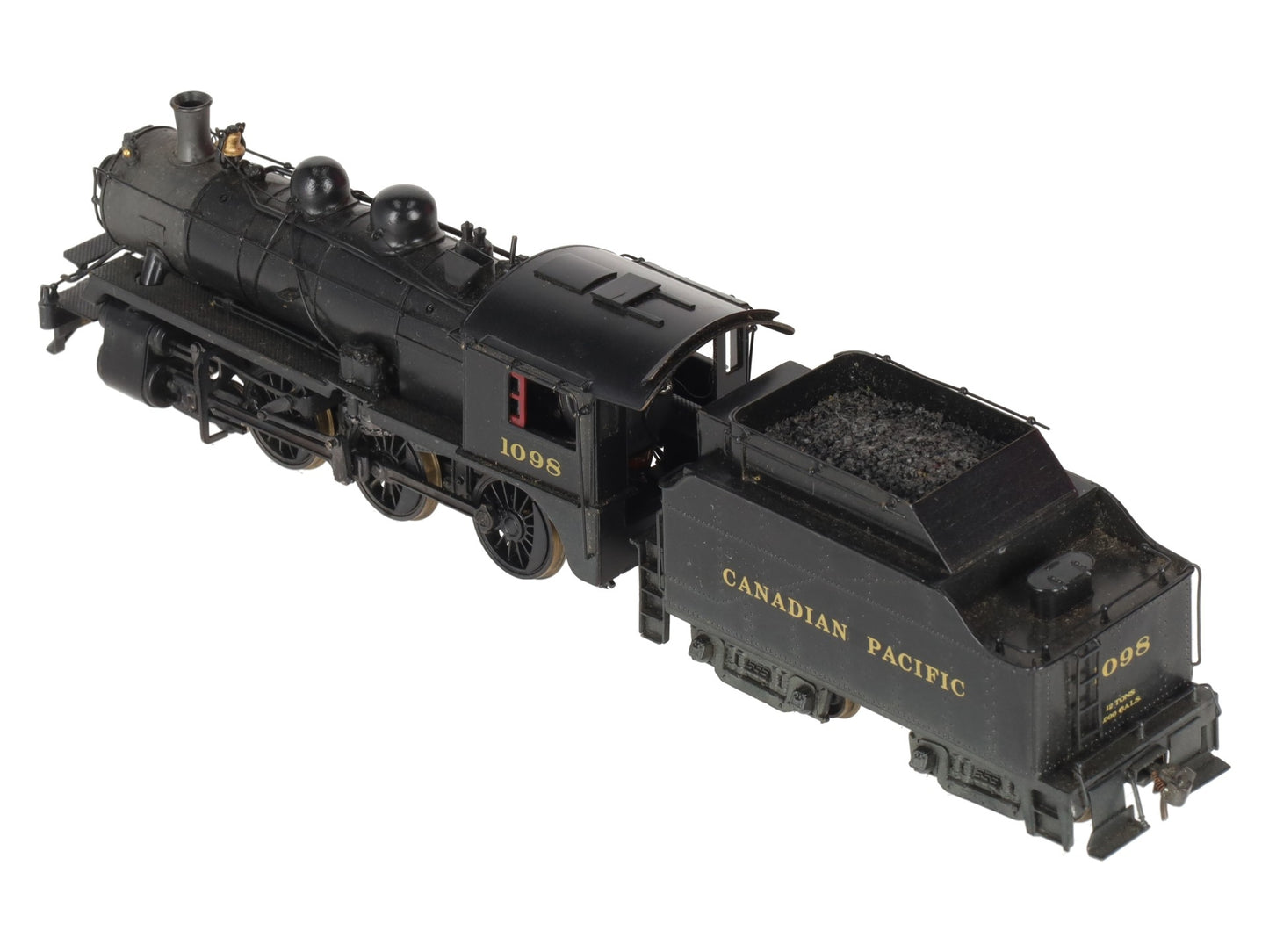 United Models HO Scale BRASS Canadian Pacific Rail 4-6-0 Steam Locomotive/Box