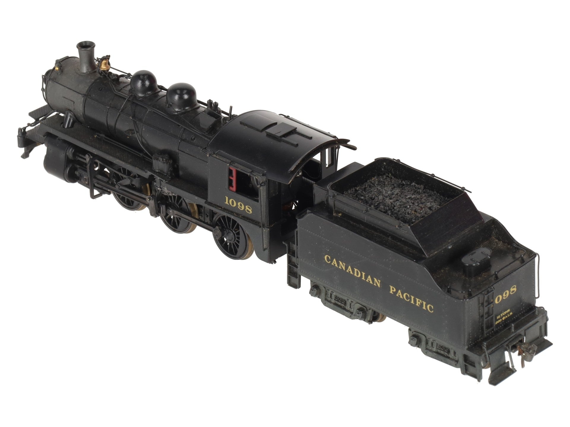 United Models HO Scale BRASS Canadian Pacific Rail 4-6-0 Steam Locomotive/Box